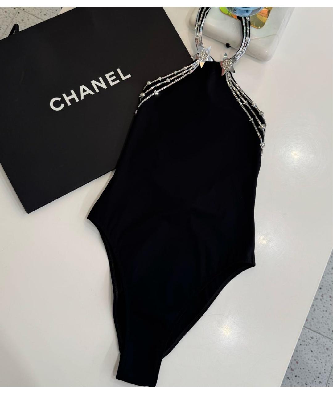 CHANEL Черный купальник, фото 8