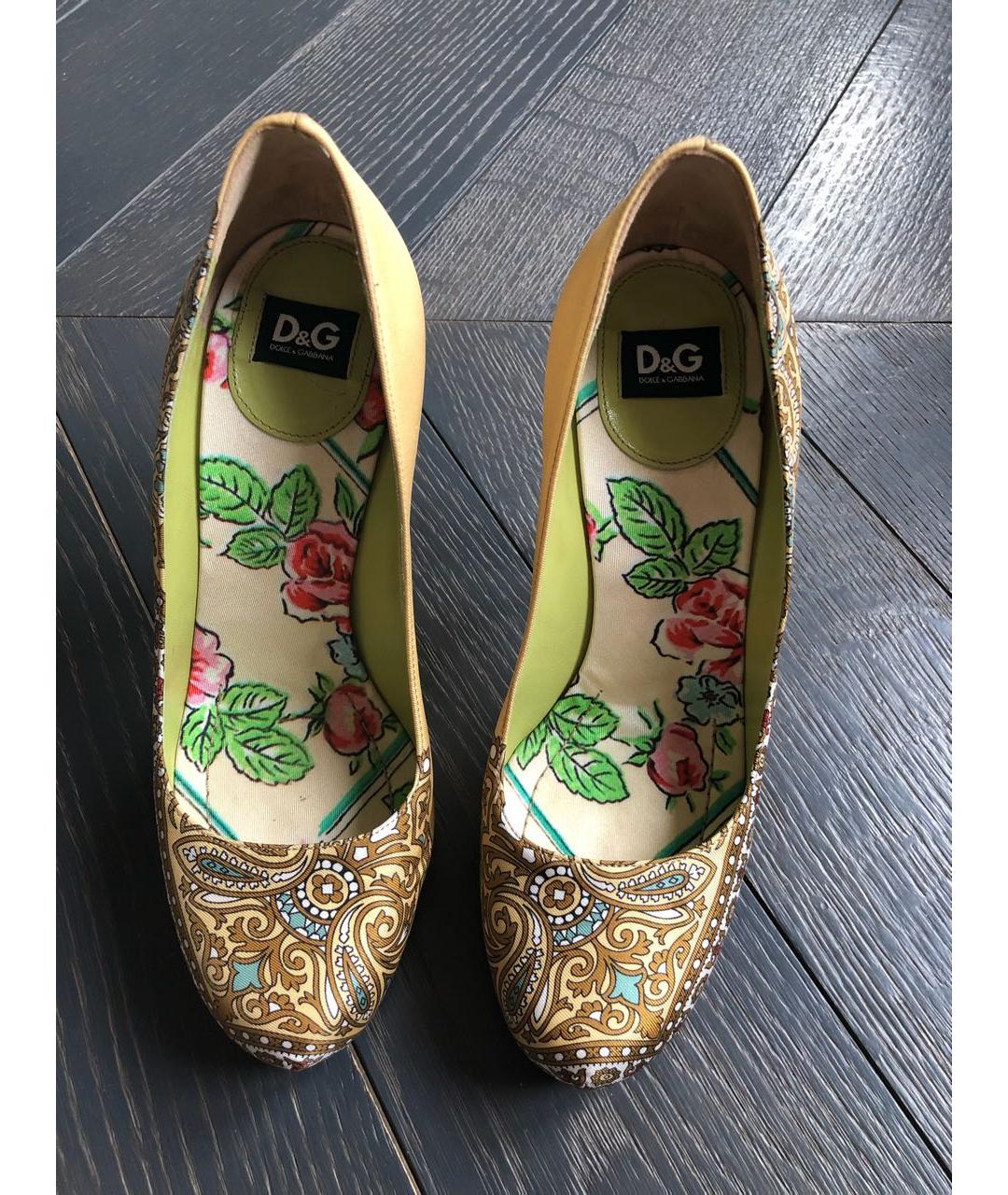 DOLCE&GABBANA Текстильные туфли, фото 3