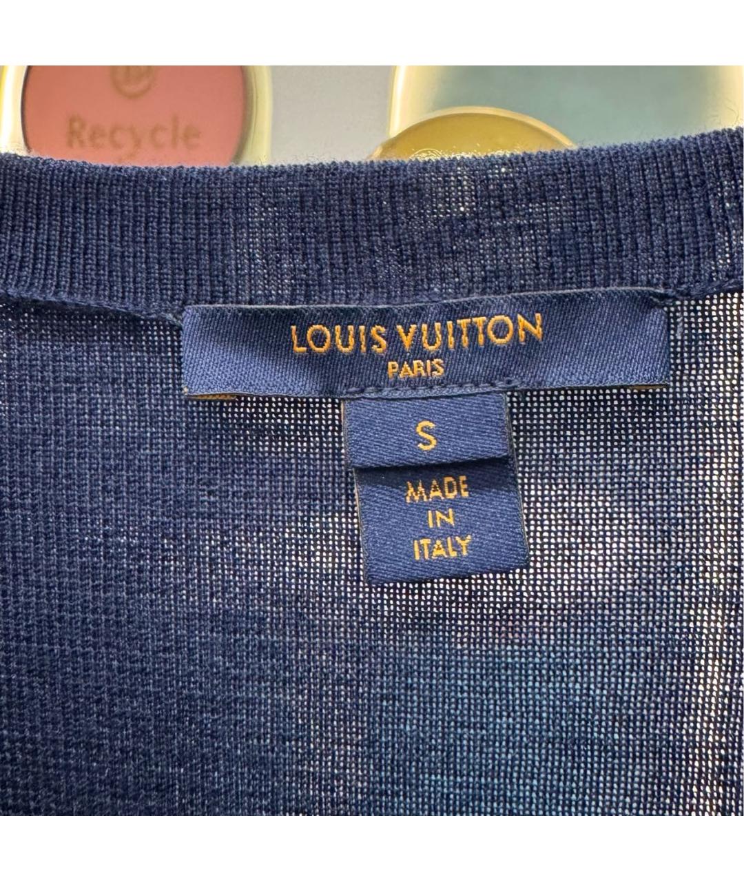 LOUIS VUITTON Синее повседневное платье, фото 4