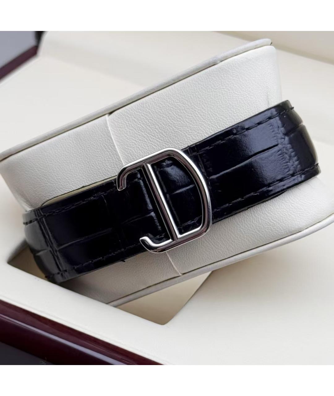 CARTIER Черные часы, фото 5