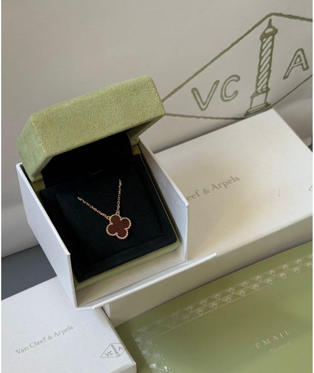 VAN CLEEF & ARPELS Розовое колье из желтого золота, фото 3