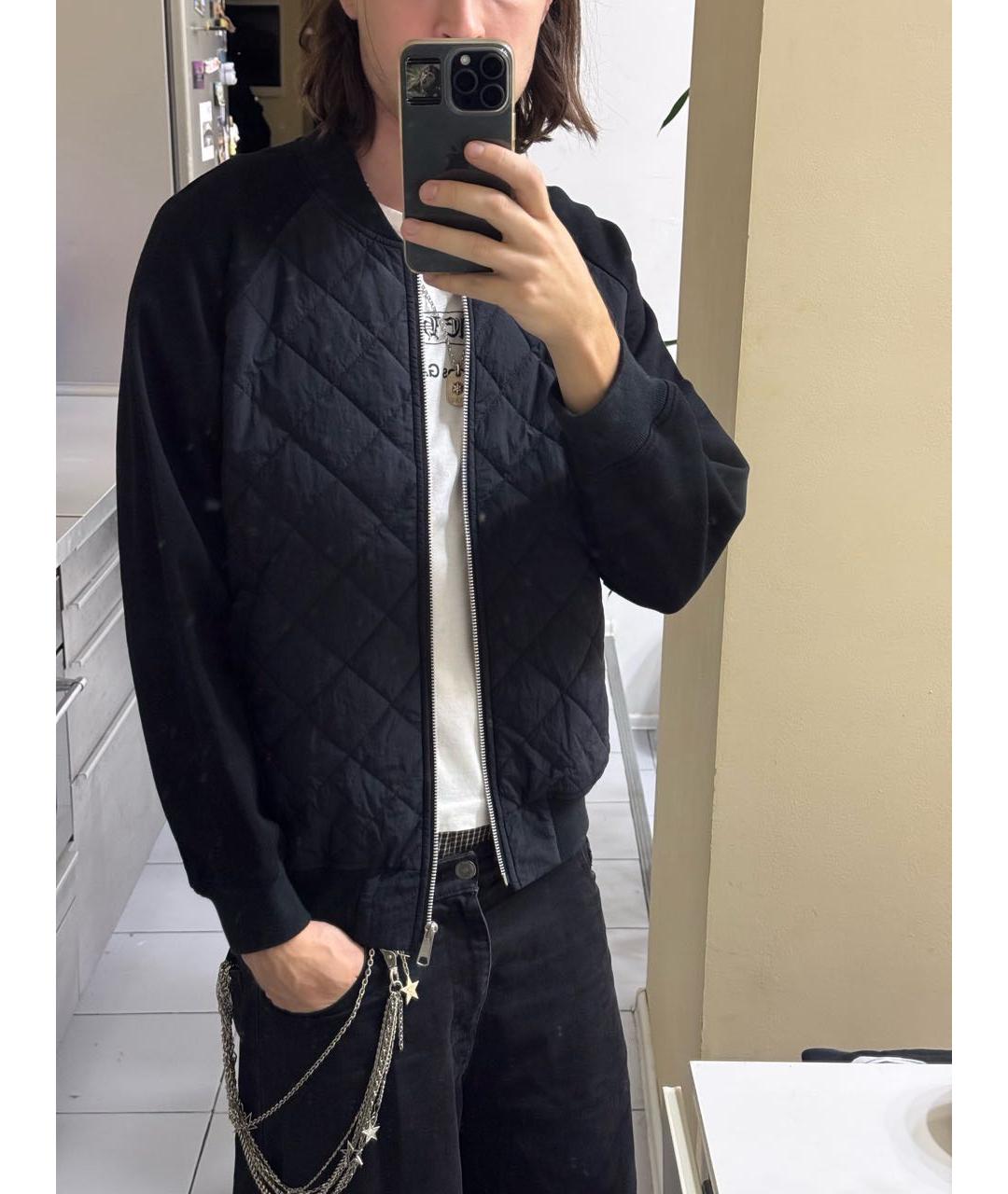 COMME DES GARÇONS Темно-синяя хлопковая куртка, фото 4