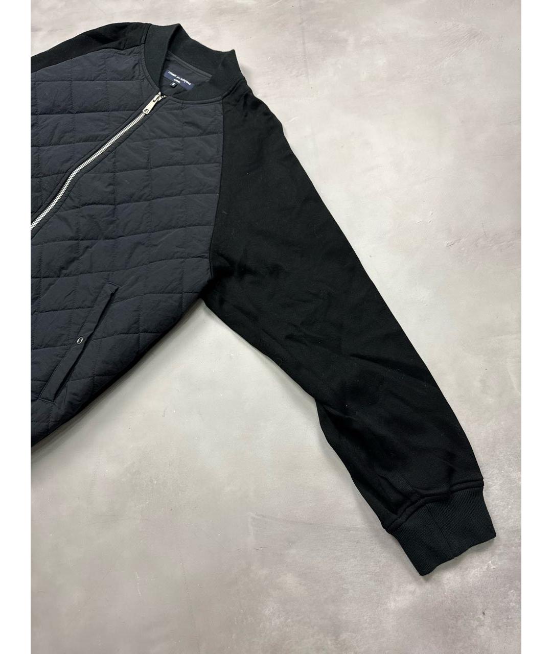 COMME DES GARÇONS Темно-синяя хлопковая куртка, фото 3