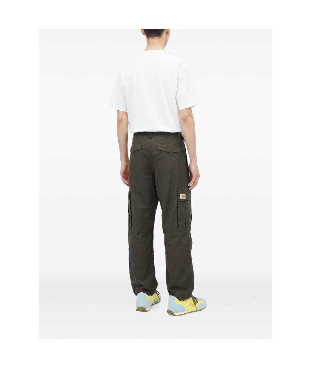 CARHARTT Серые вискозные повседневные брюки, фото 3