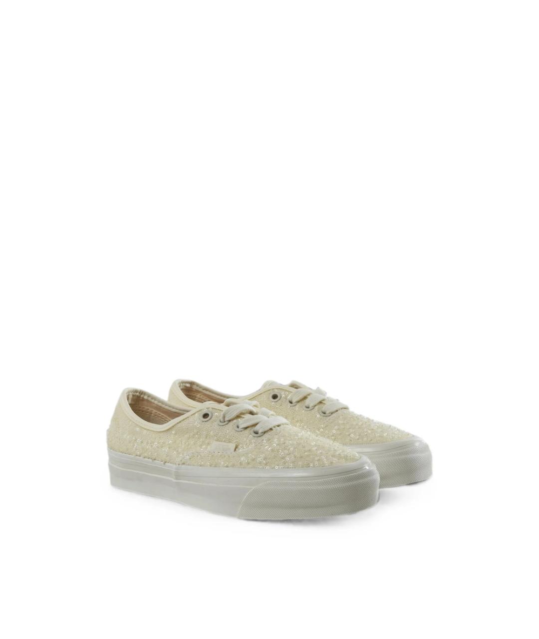 VANS Бежевые текстильные кеды, фото 2
