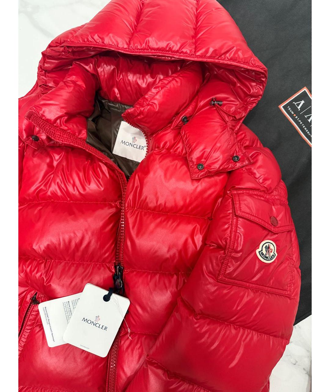 MONCLER Красная куртка, фото 5