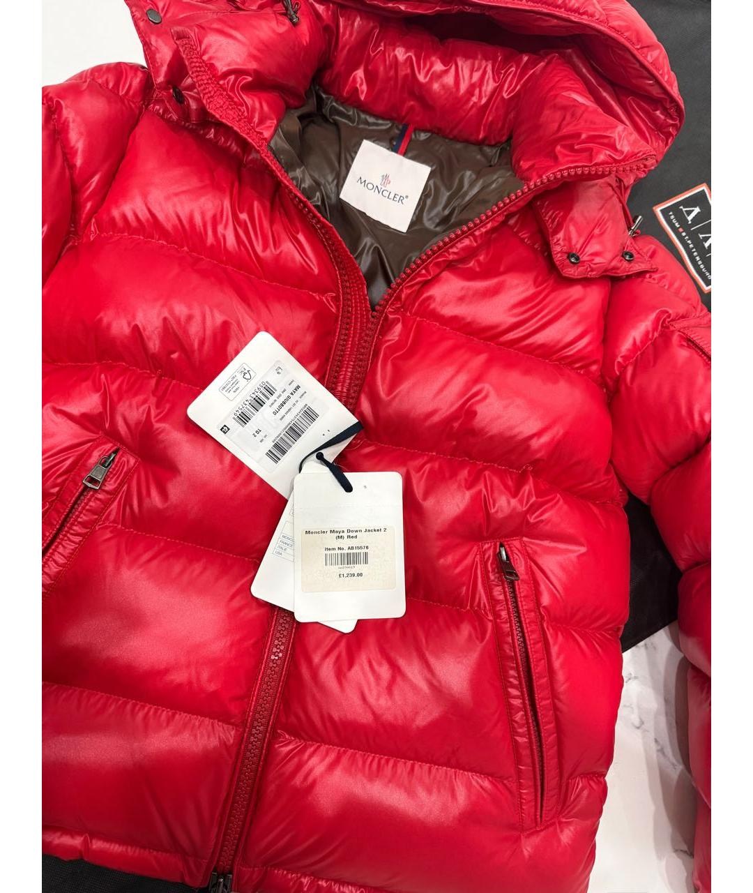 MONCLER Красная куртка, фото 6