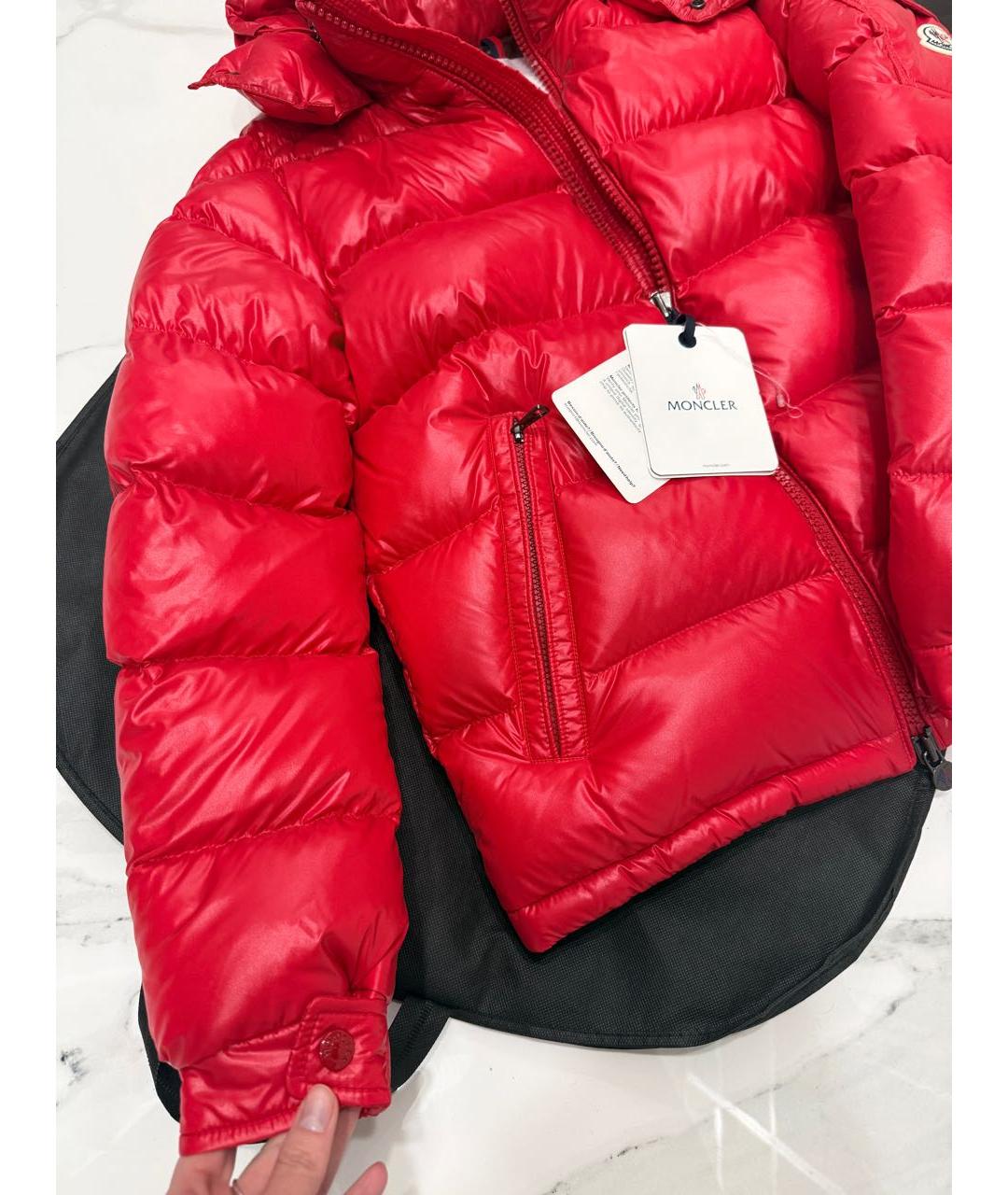 MONCLER Красная куртка, фото 8