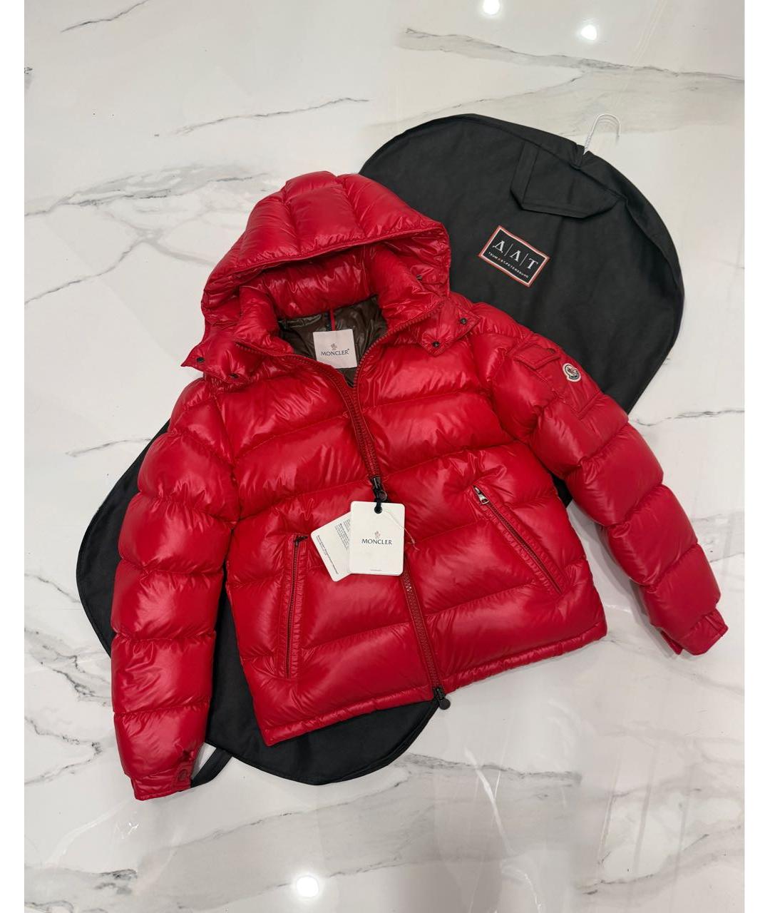 MONCLER Красная куртка, фото 3