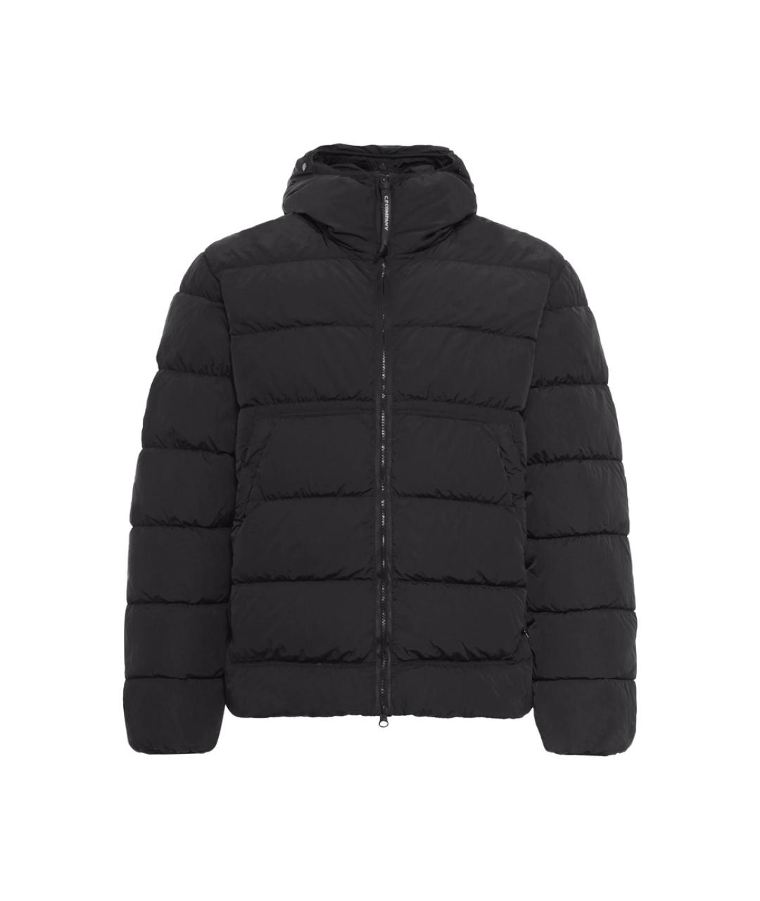 CP COMPANY Черный полиамидовый пуховик, фото 1