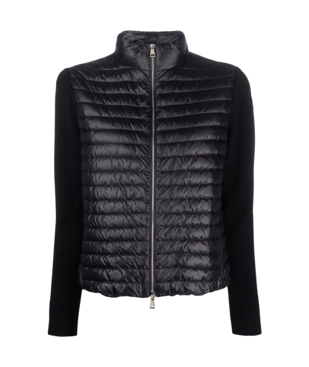 MONCLER Черная шерстяная куртка, фото 1