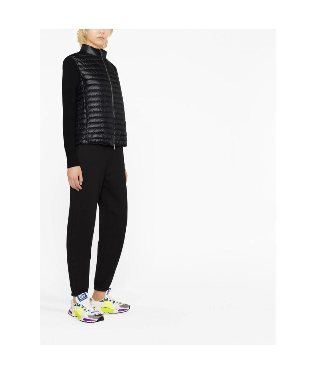 MONCLER Черная шерстяная куртка, фото 3
