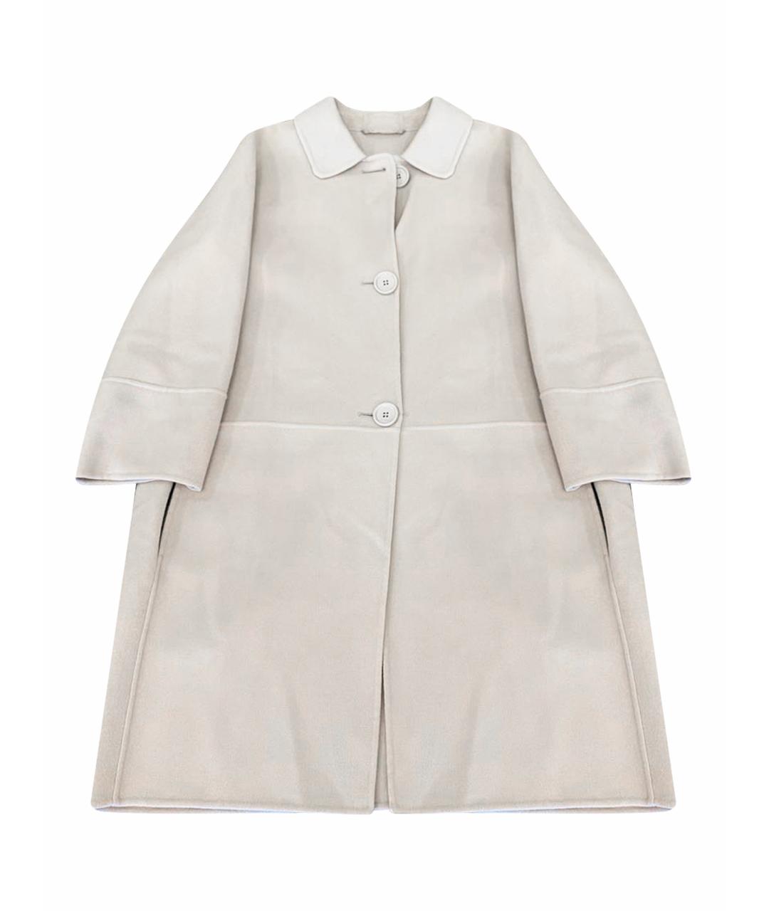 'S MAX MARA Бежевое шерстяное пальто, фото 1