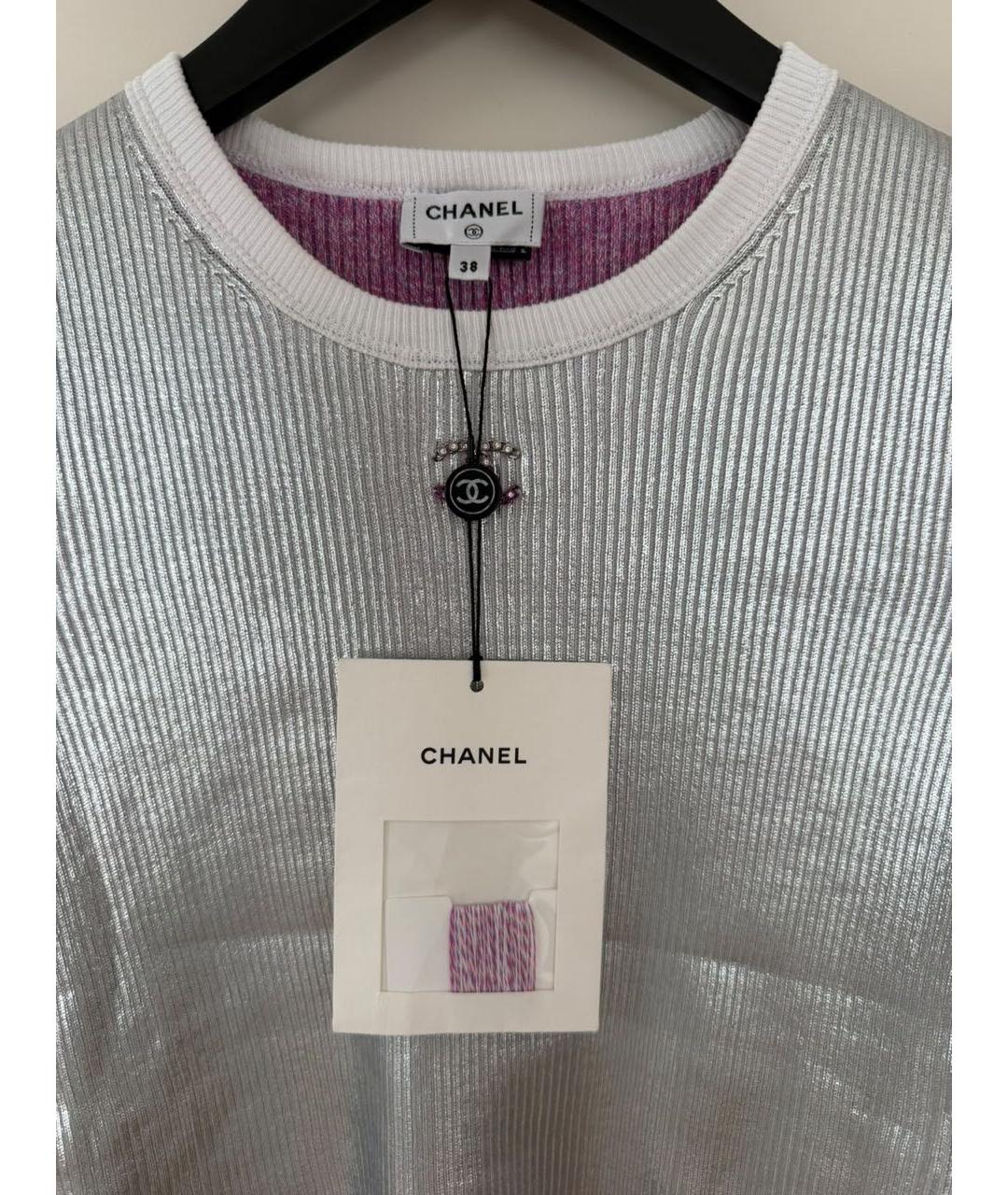 CHANEL Мульти хлопковая футболка, фото 3