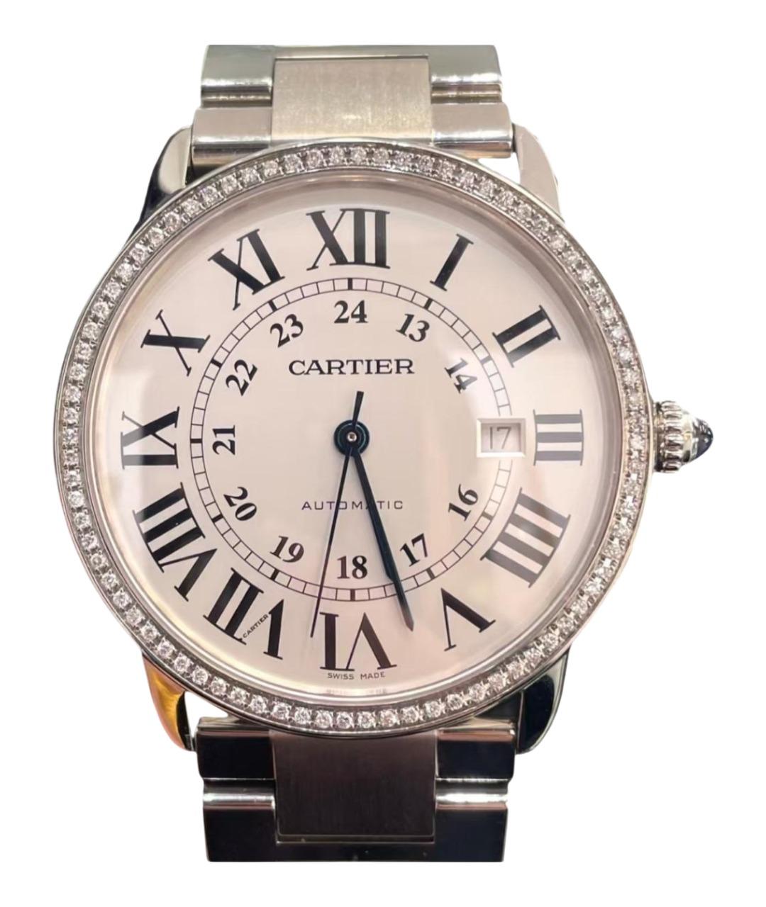 CARTIER Черные часы, фото 1