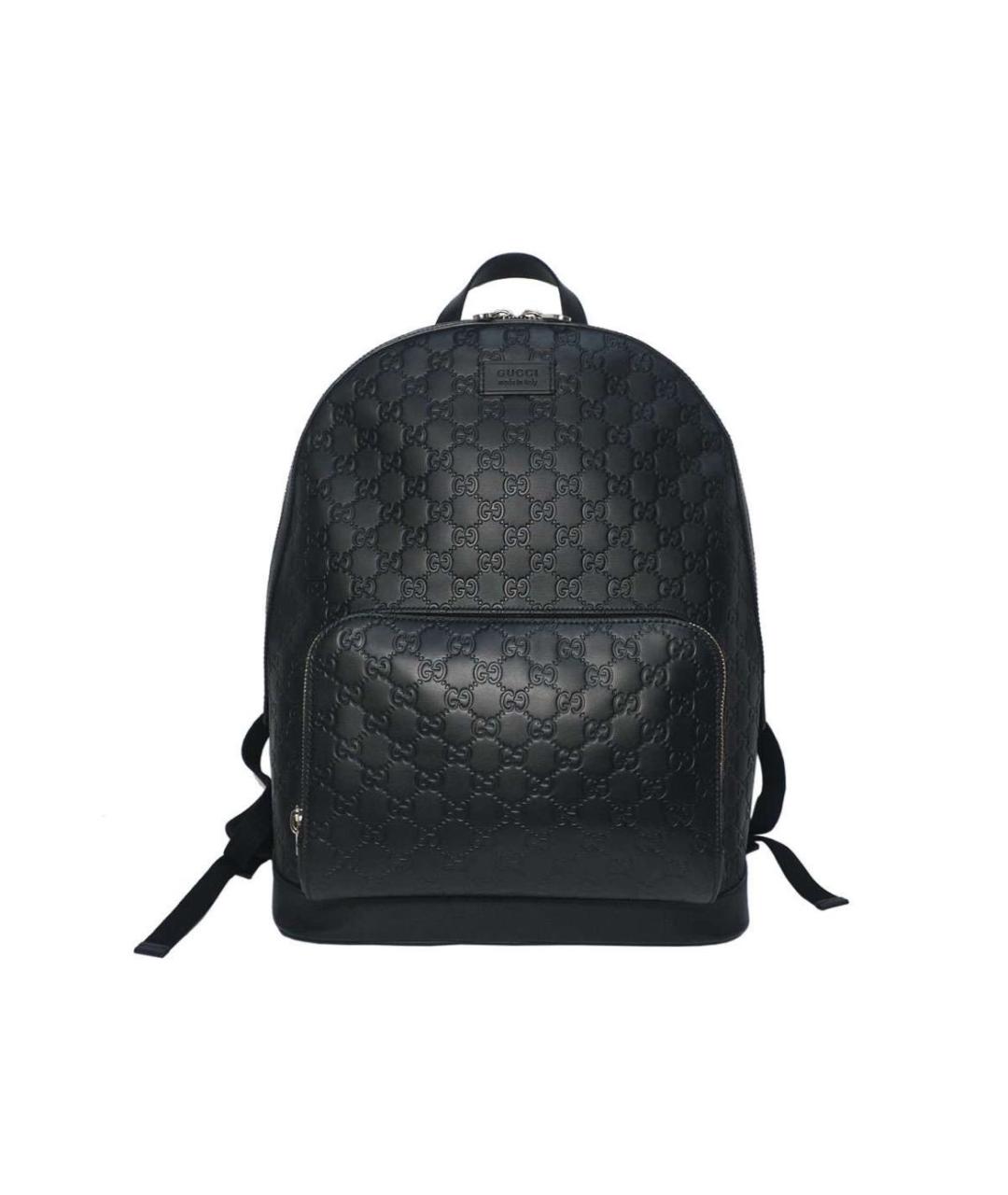 GUCCI Черный кожаный рюкзак, фото 8