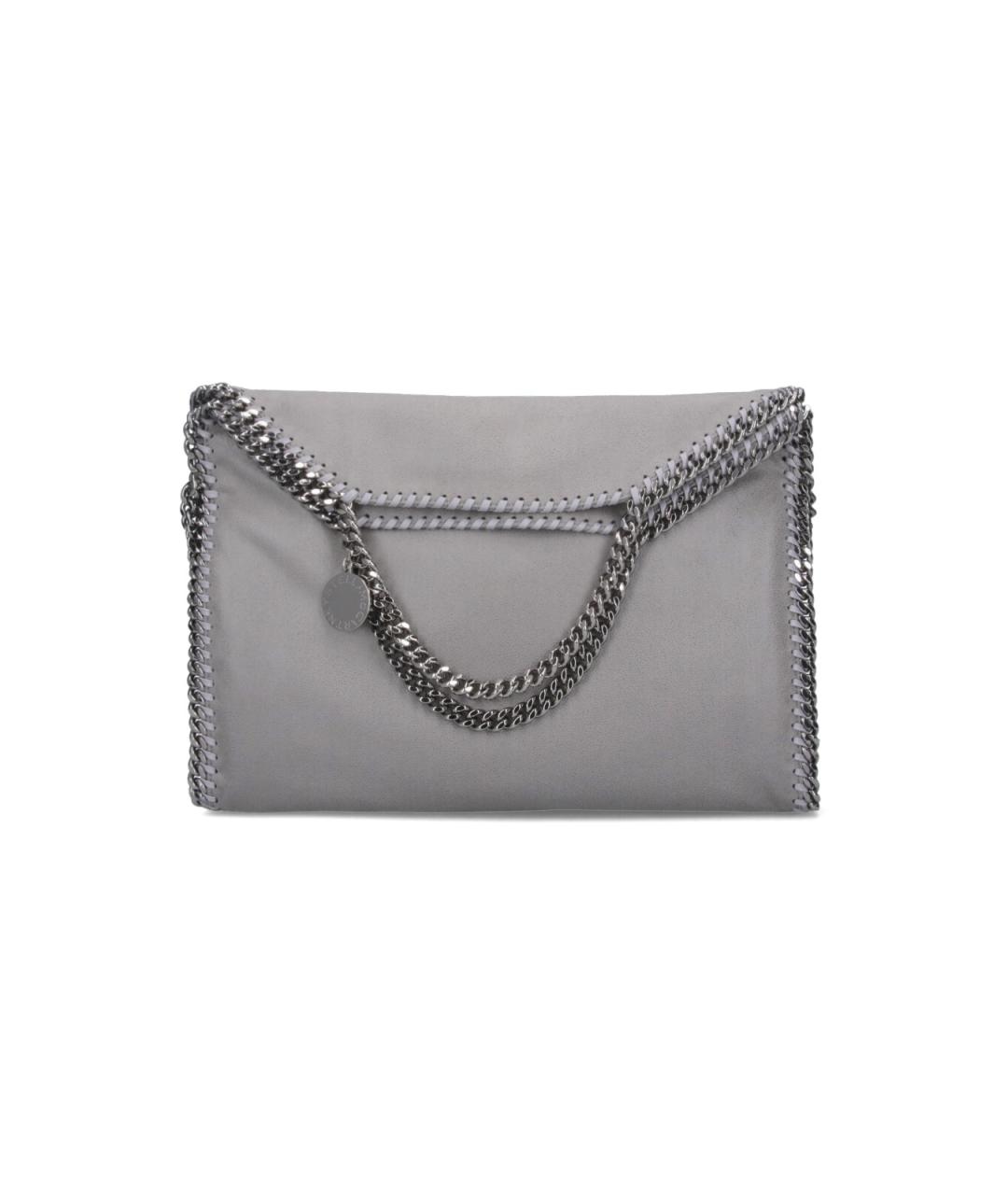 STELLA MCCARTNEY Серая сумка тоут из искусственной кожи, фото 1
