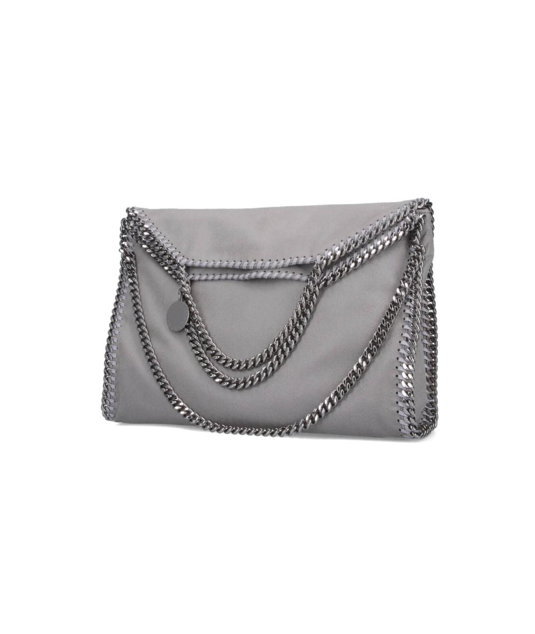 STELLA MCCARTNEY Серая сумка тоут из искусственной кожи, фото 2