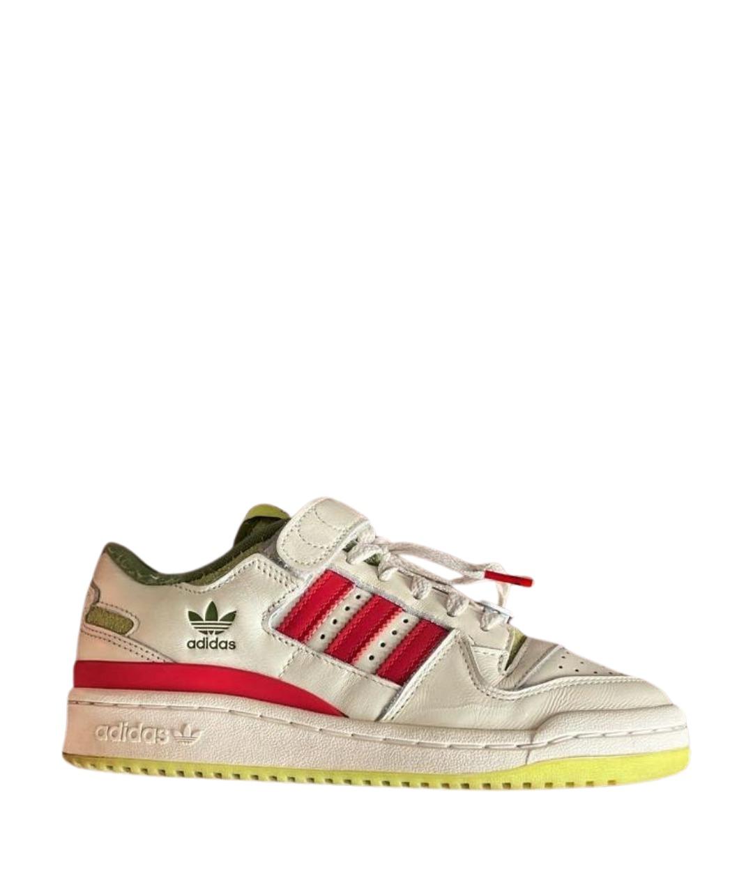 ADIDAS Белые замшевые кроссовки, фото 1