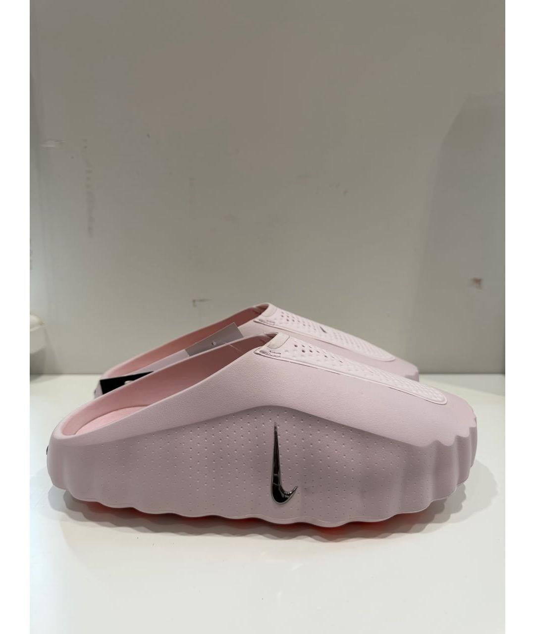 NIKE Розовые резиновые мюли, фото 5