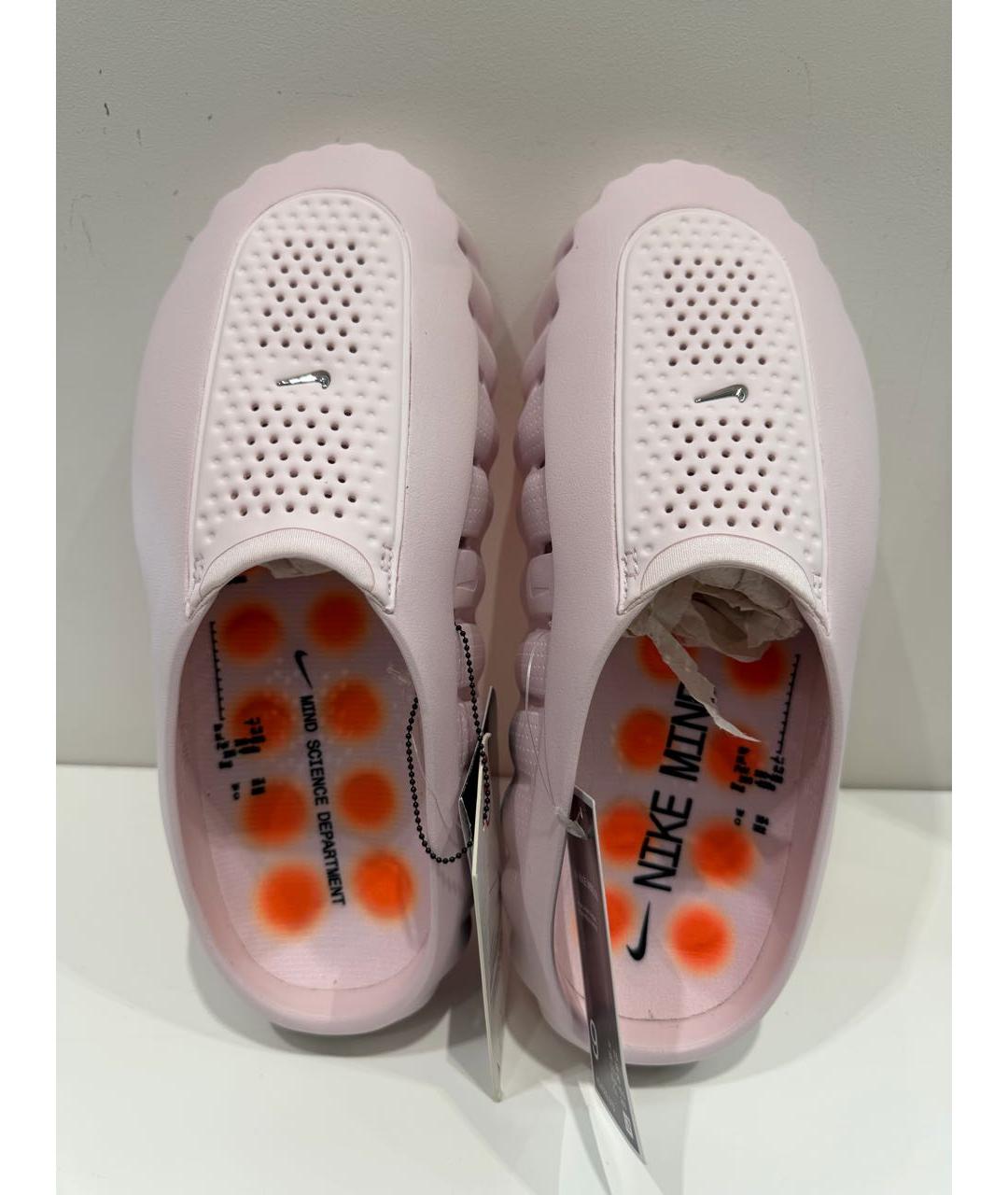 NIKE Розовые резиновые мюли, фото 3
