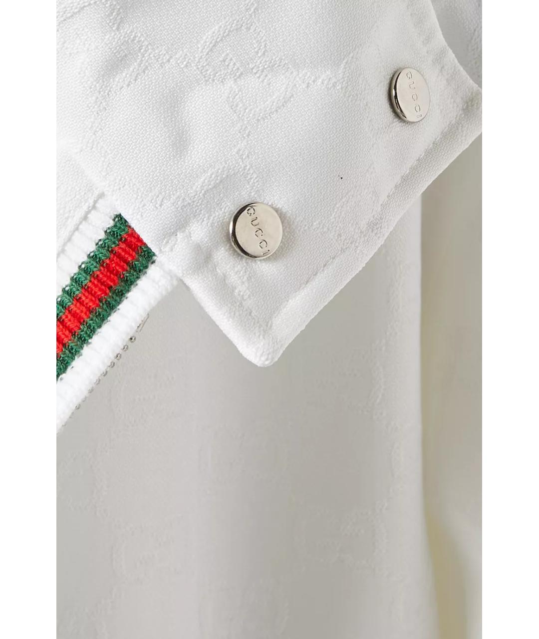 GUCCI Белая полиэстеровая куртка, фото 7