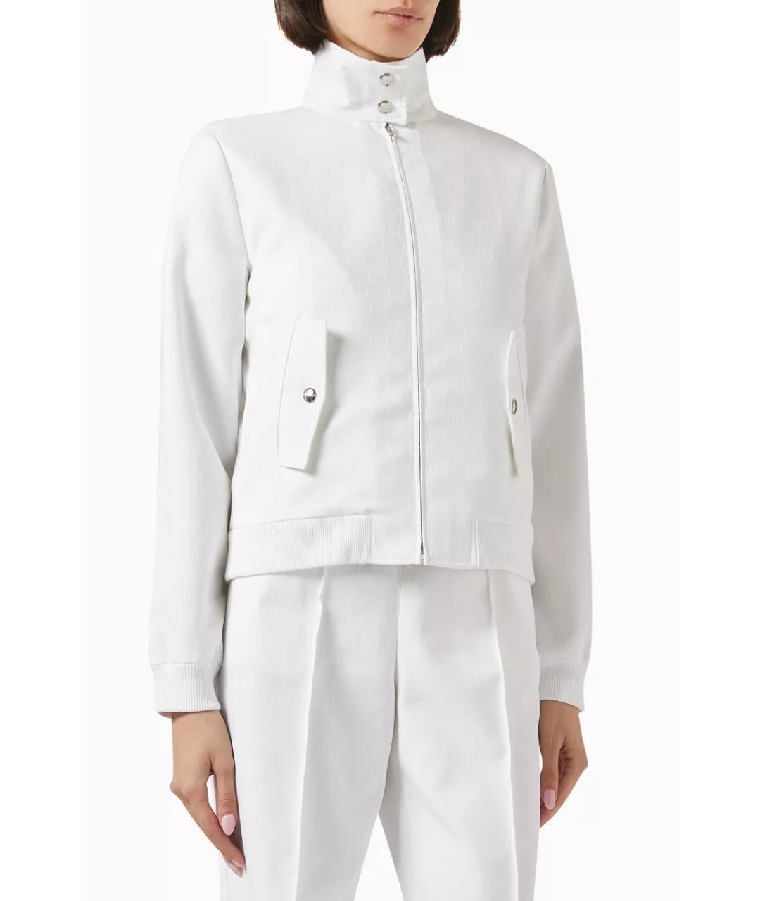 GUCCI Белая полиэстеровая куртка, фото 2
