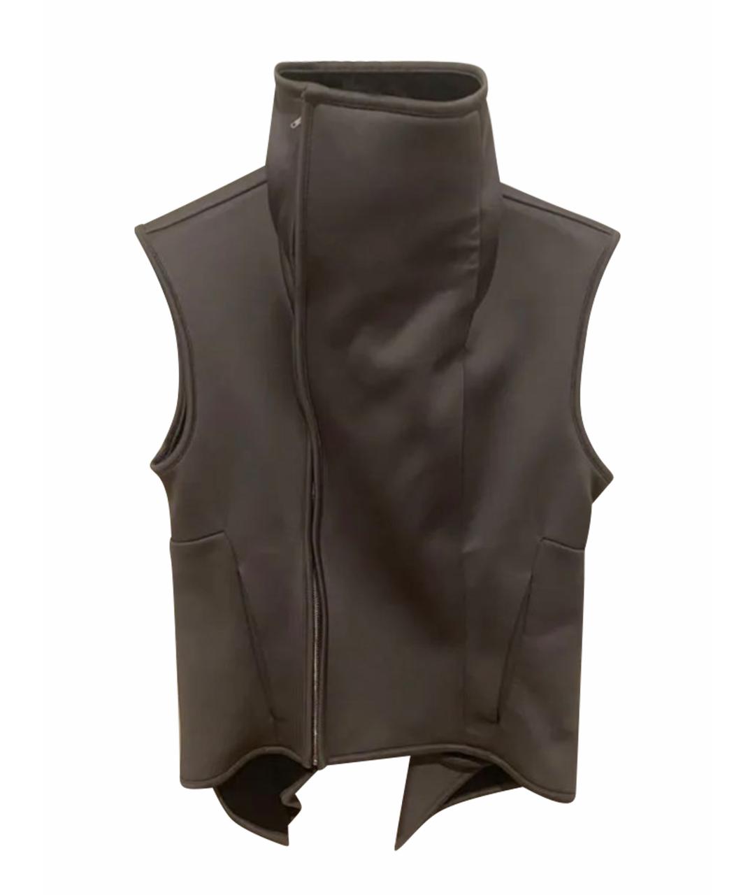 RICK OWENS Антрацитовый жилет, фото 1