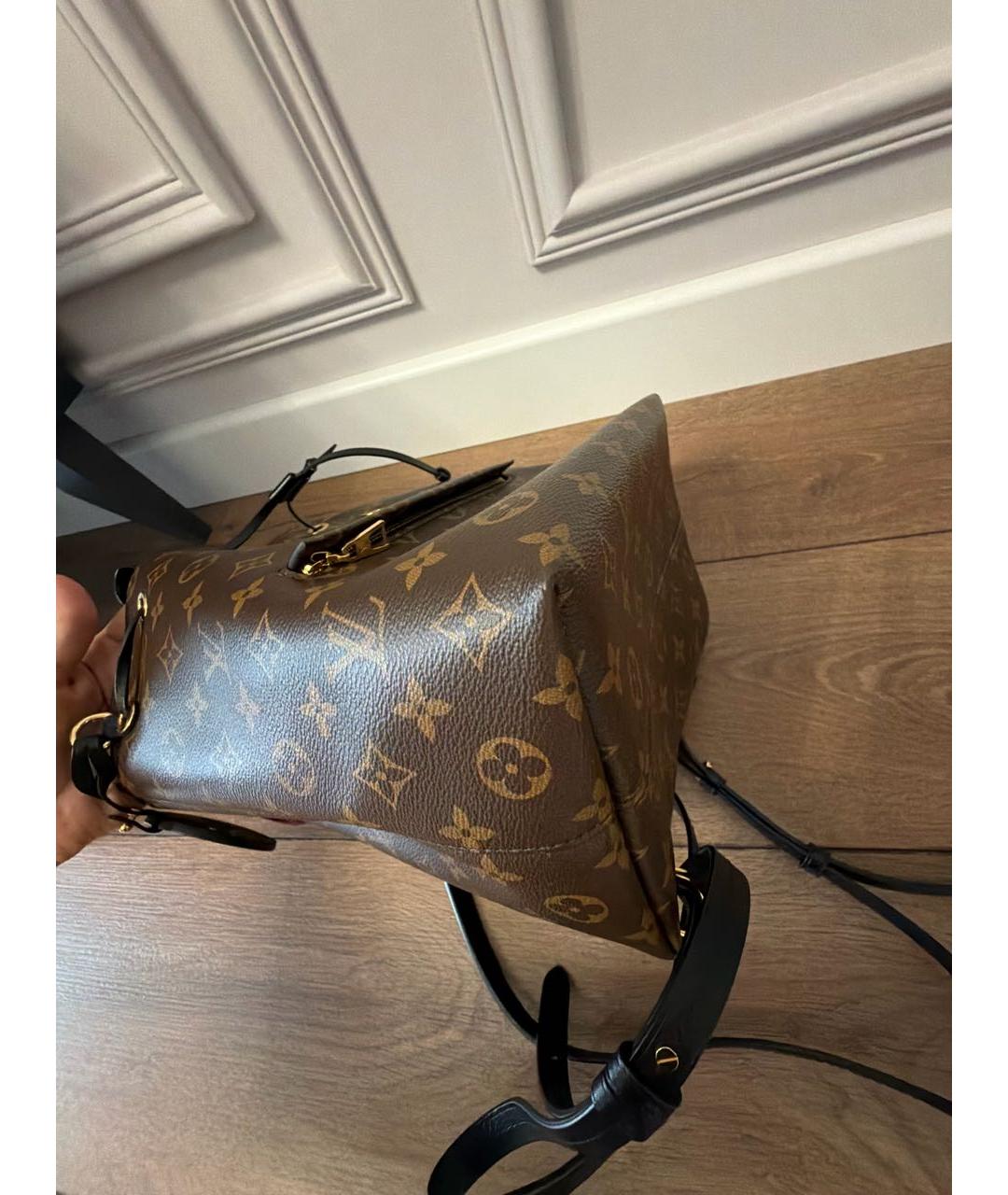 LOUIS VUITTON Коричневый рюкзак из канвы, фото 6