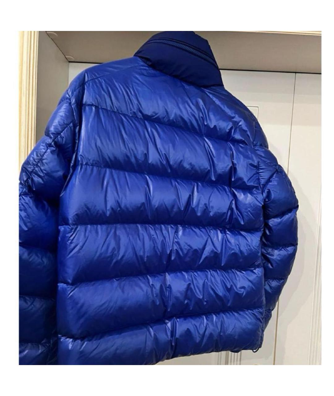 MONCLER Синий пуховик, фото 5