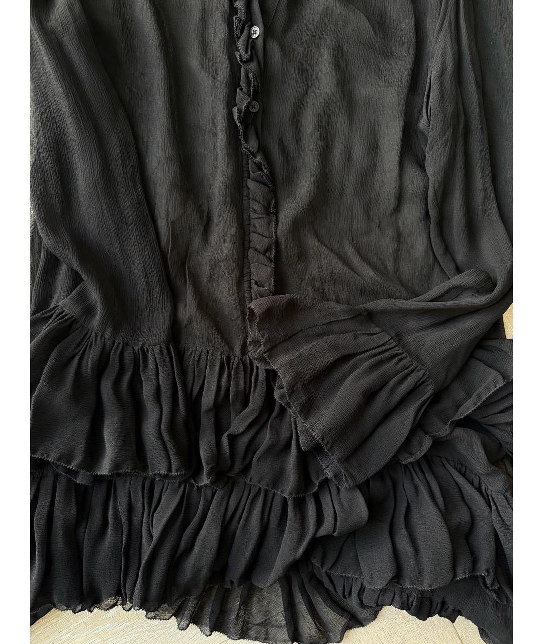 ZADIG & VOLTAIRE Черное шифоновое платье, фото 5