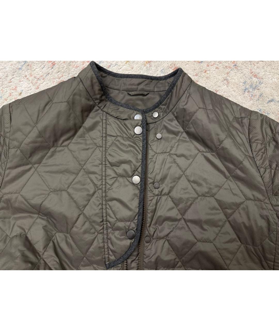 BRUNELLO CUCINELLI Антрацитовая нейлоновая куртка, фото 7