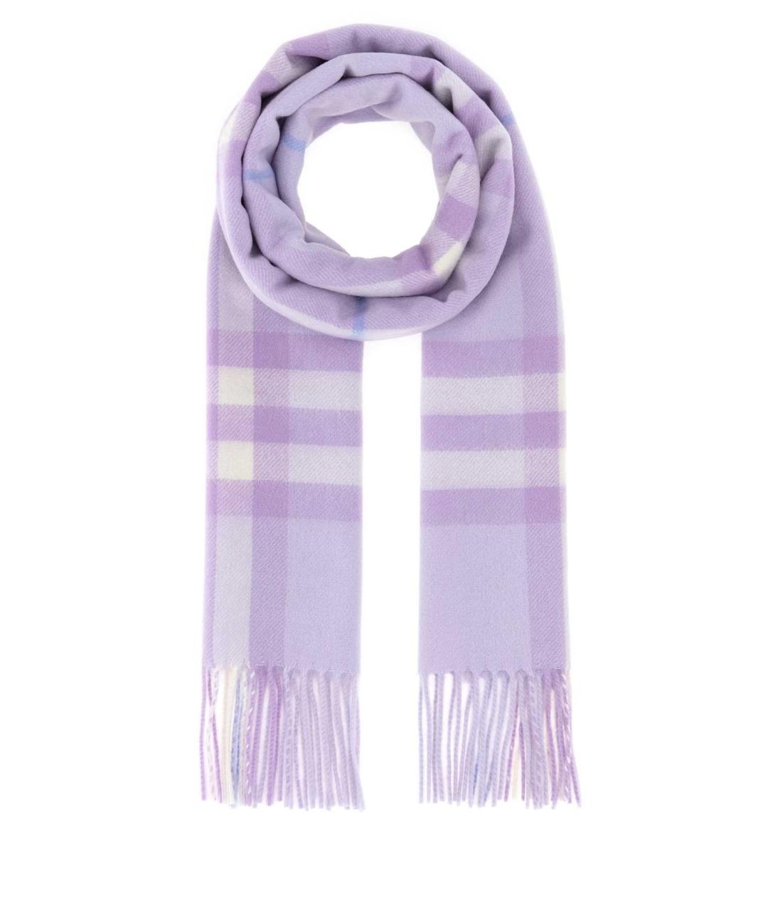 BURBERRY Фиолетовый шарф, фото 1