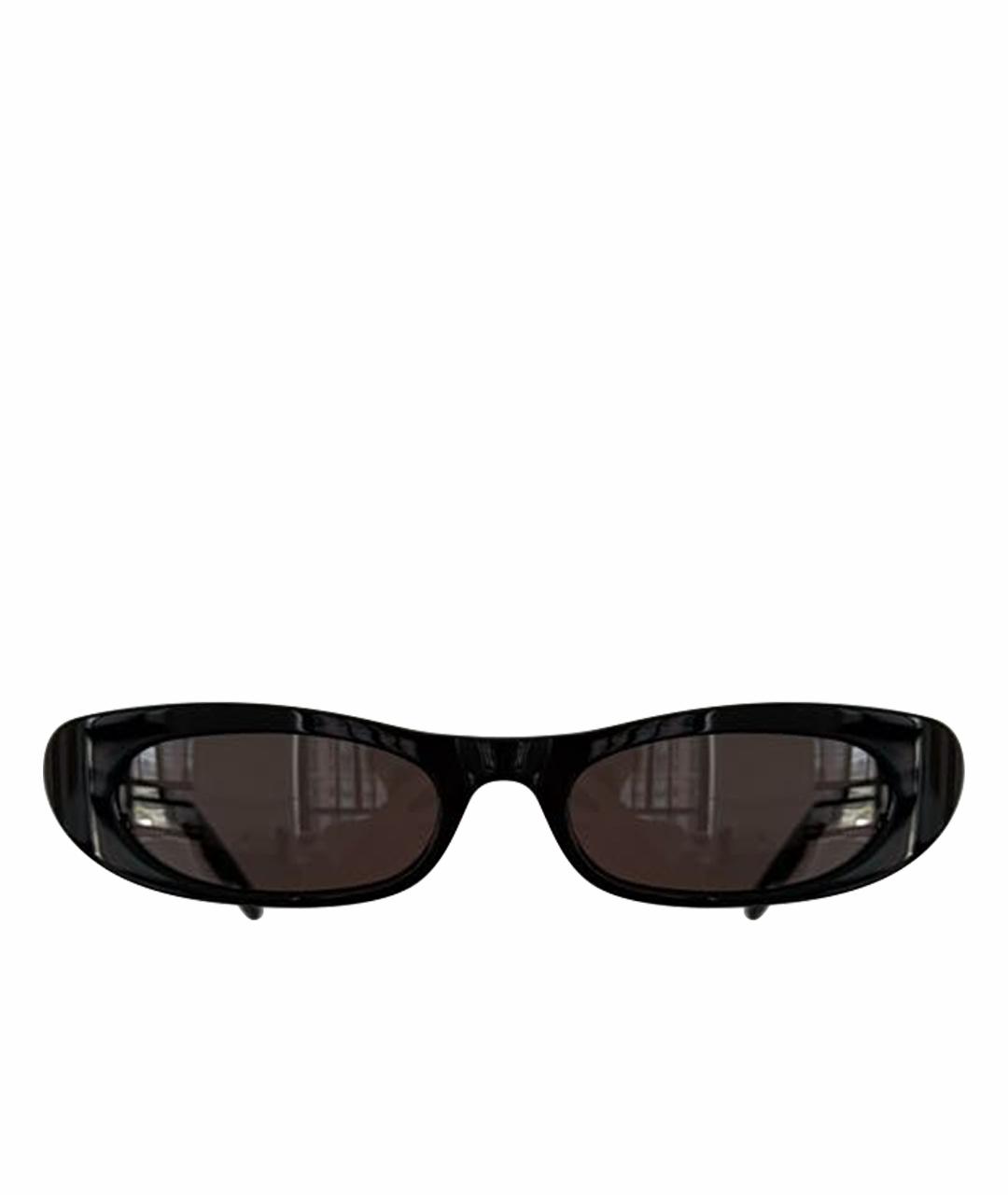 SAINT LAURENT Черные пластиковые солнцезащитные очки, фото 1