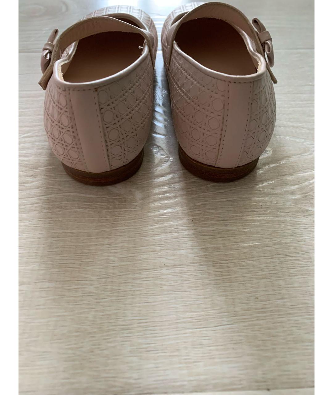 CHRISTIAN DIOR Розовые кожаные туфли, фото 4