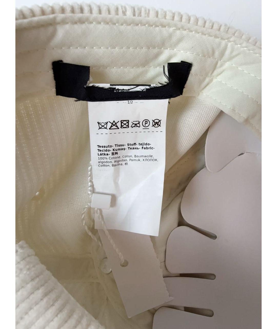 WEEKEND MAX MARA Белая хлопковая кепка, фото 6