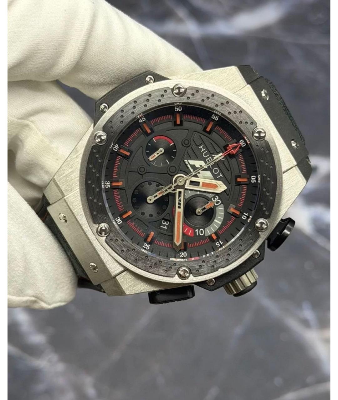 HUBLOT Черные часы, фото 4