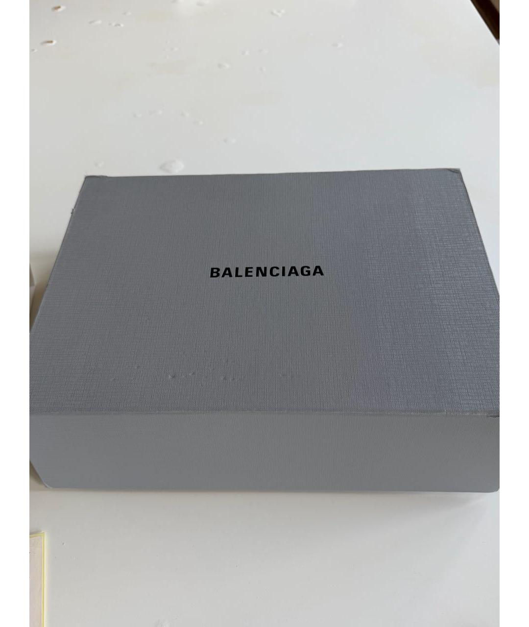 BALENCIAGA Золотая кожаная сумка через плечо, фото 7