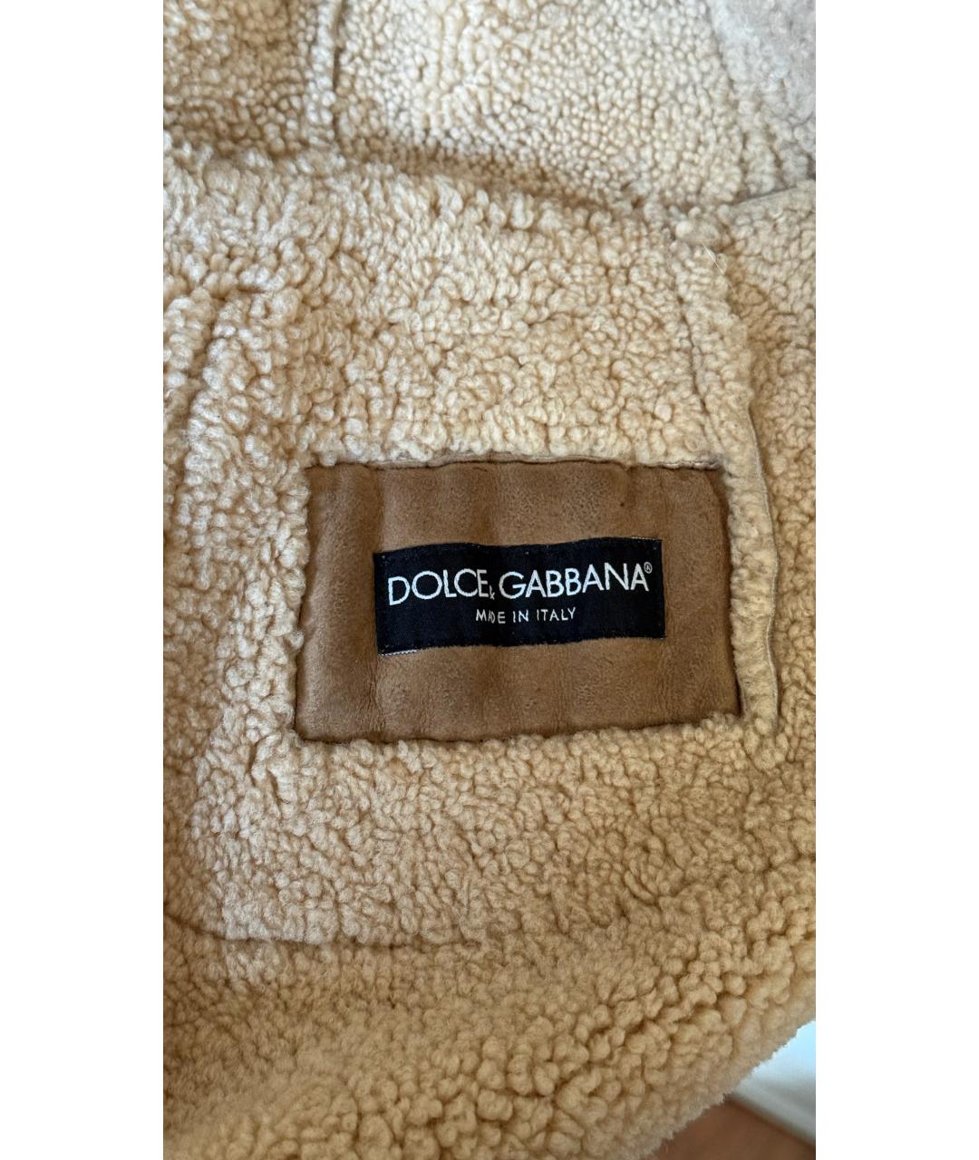 DOLCE&GABBANA Бежевое пальто, фото 9