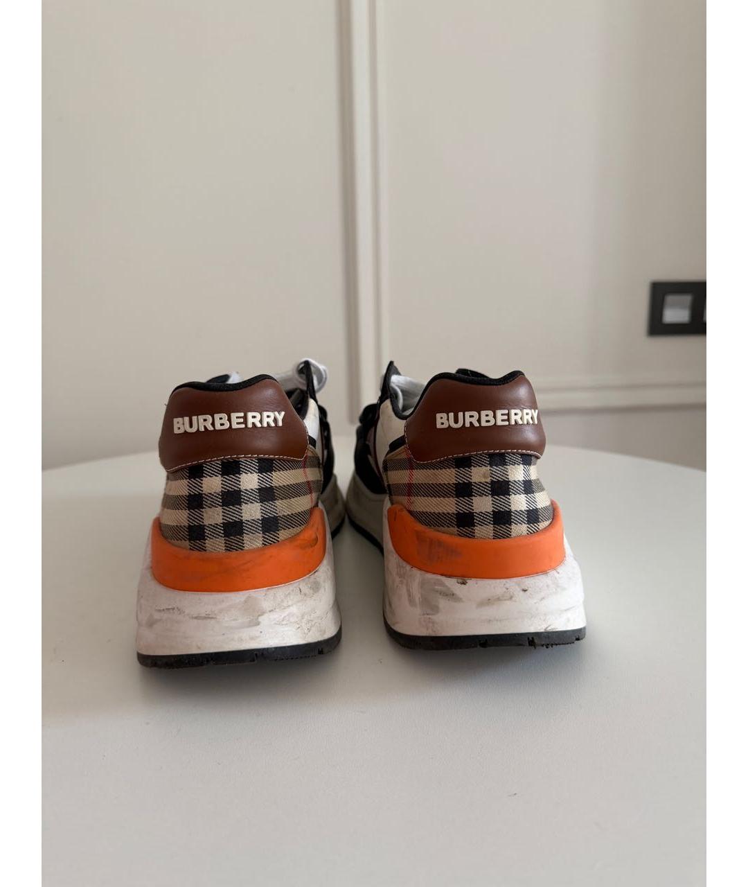 BURBERRY Мульти низкие кроссовки / кеды, фото 4