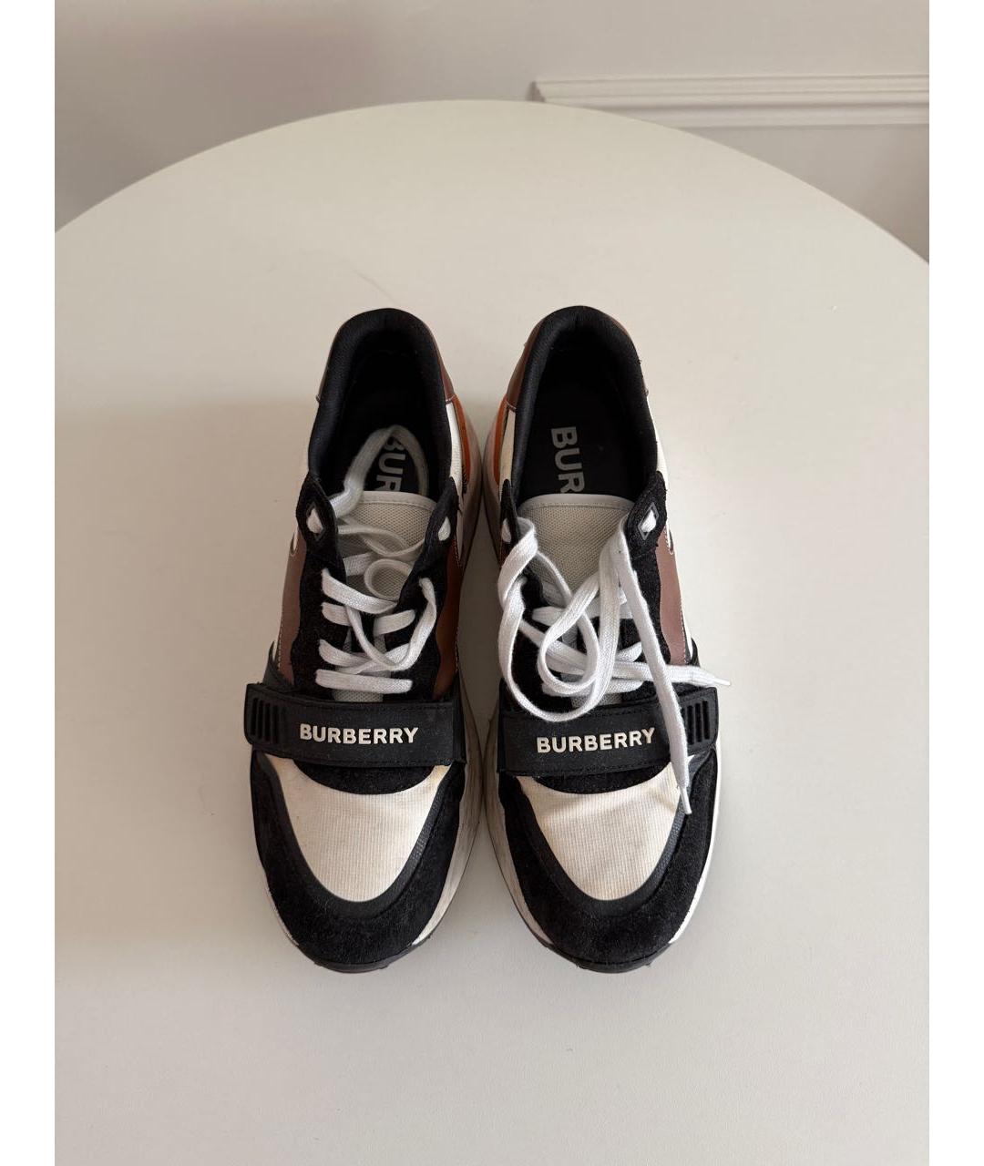 BURBERRY Мульти низкие кроссовки / кеды, фото 2