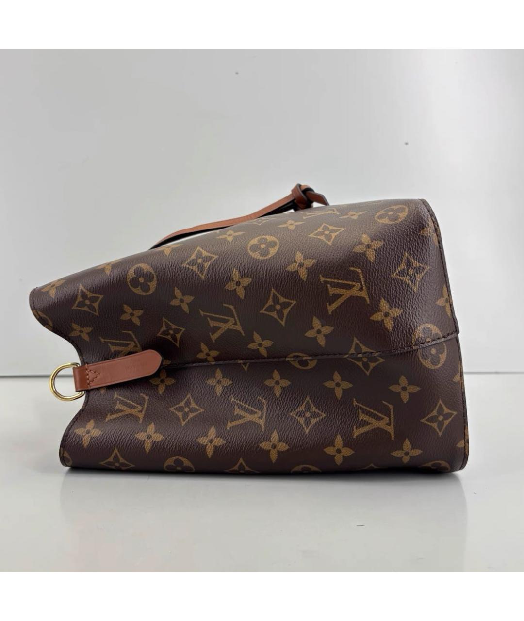 LOUIS VUITTON Коричневая сумка через плечо из канвы, фото 4
