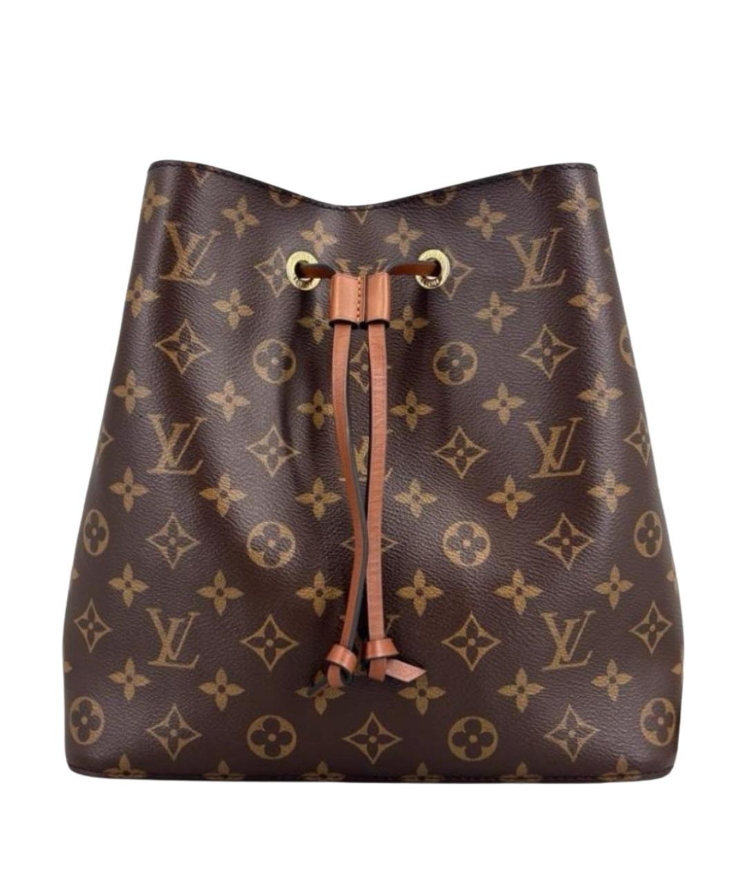 LOUIS VUITTON Коричневая сумка через плечо из канвы, фото 1
