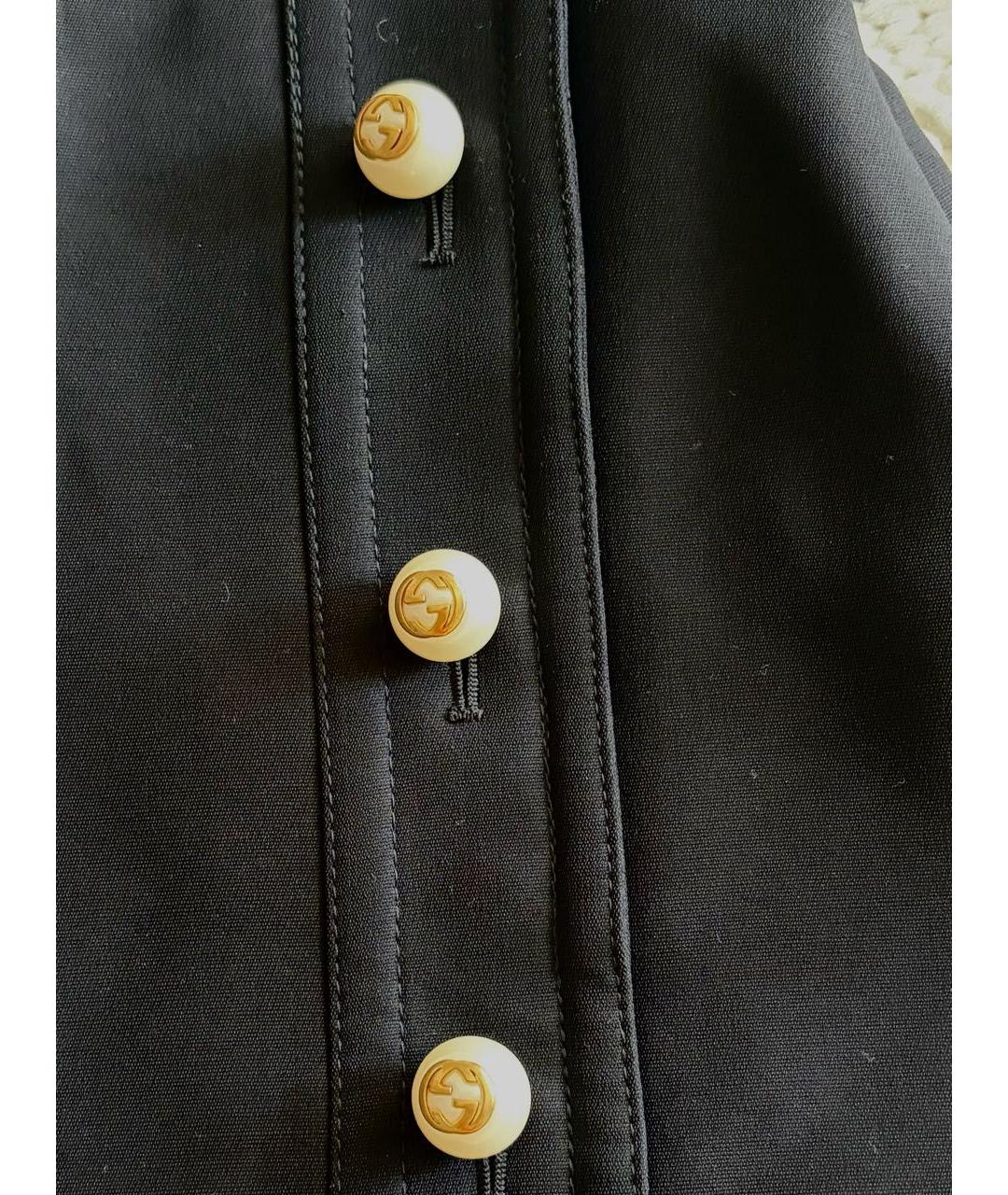 GUCCI Черная юбка мини, фото 4
