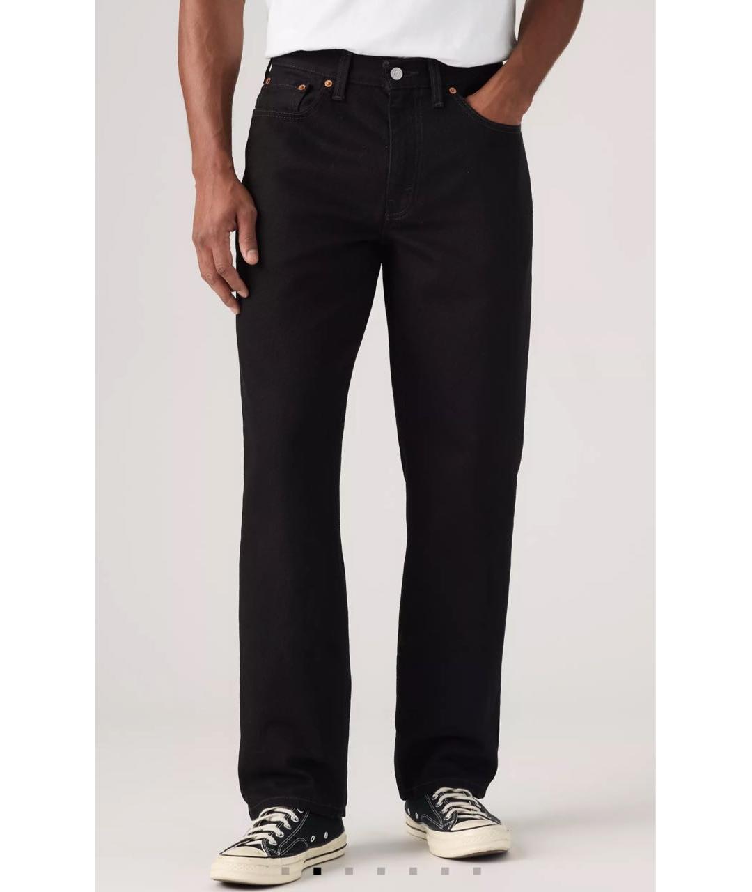 LEVI'S Черные хлопковые джинсы, фото 8