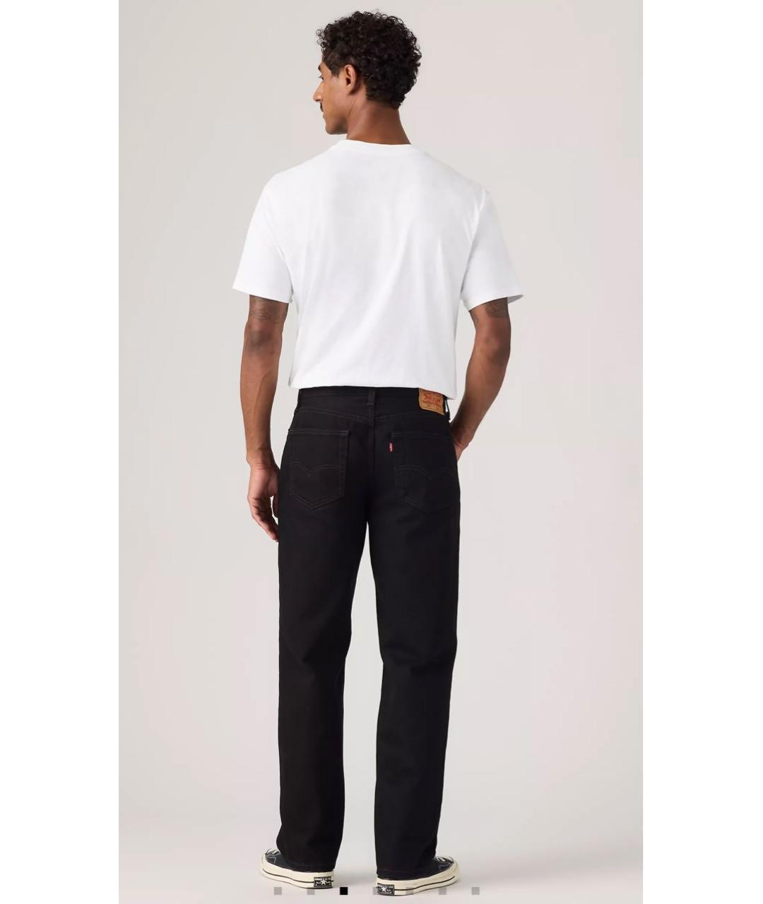 LEVI'S Черные хлопковые джинсы, фото 7
