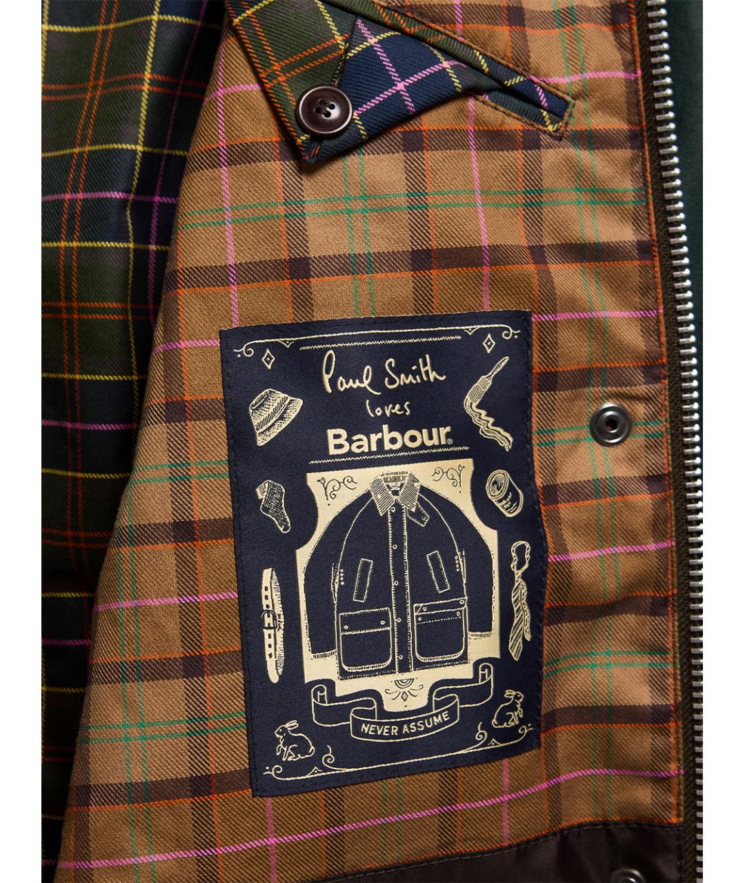 BARBOUR Зеленая хлопковая куртка, фото 9
