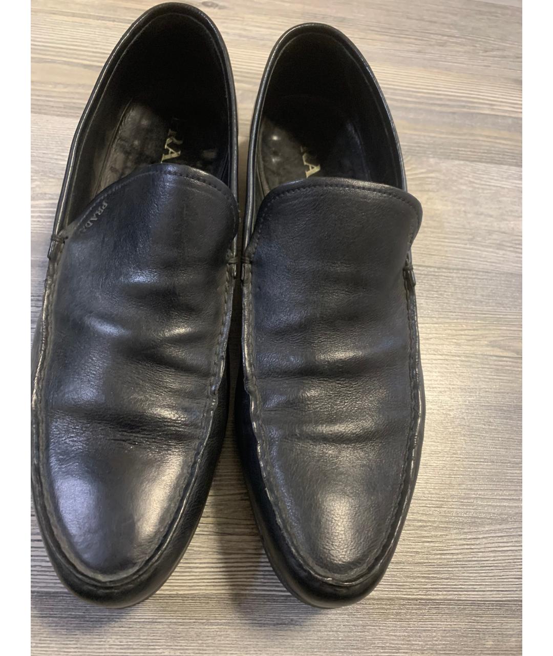 PRADA Черные туфли из кожи питона, фото 9