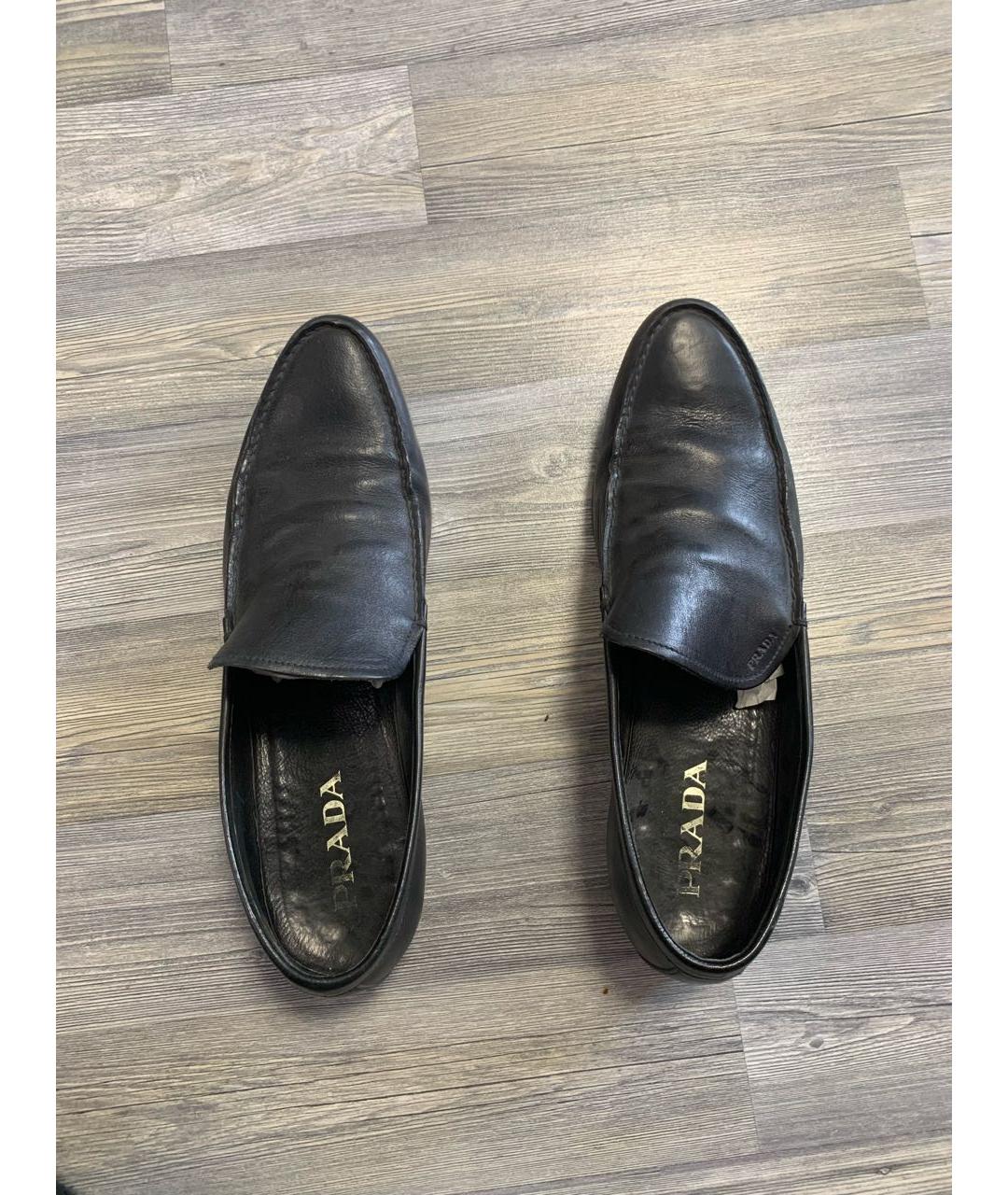 PRADA Черные туфли из кожи питона, фото 2
