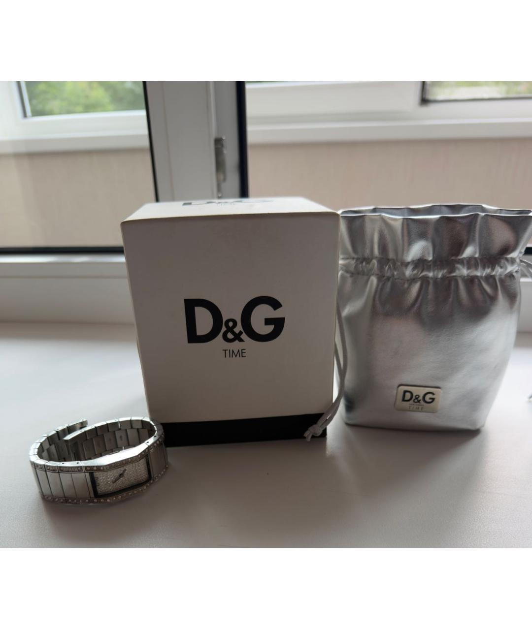 DOLCE&GABBANA Серебряные часы, фото 4
